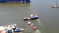 Coast Guard sets buoys in in preparation for opening of limited access channel