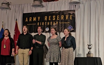 Tomah High School Show Choir members perform for Fort McCoy's 2024 Army Reserve Birthday Celebration, Part I