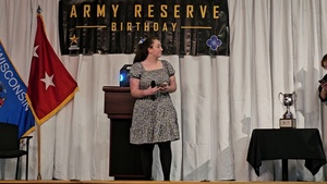 Tomah High School Show Choir members perform for Fort McCoy's 2024 Army Reserve Birthday Celebration, Part III