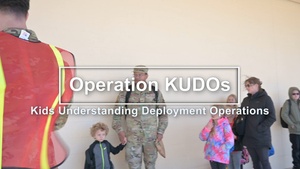 Edwards AFB children participate in Operation KUDOS