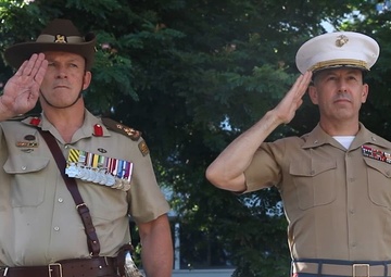 B-Roll: MRF-D 24.3 U.S. Marines, Sailors honor Anzac Day in Darwin