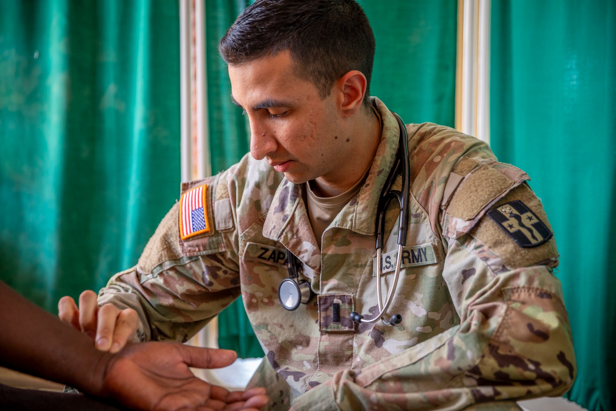 U.S. Army Reserve soldiers from the 176th Medical Brigade participated in #JustifiedAccord 2024 in Kenya. (JA24) is U.S. Africa Command (AFRICOM) largest exercise in East Africa, running from Feb. 26 - March 7. Led by U.S. Army Southern European Task Force, Africa and hosted in Kenya, this year's exercise incorporated personnel and units from 23 nations. This multinational exercise builds readiness for the U.S. joint force, prepares regional partners for UN and AU mandated missions, and increases multinational interoperability in support of humanitarian assistance, disaster response and crisis response.

Army Medicine U.S. Army Europe and Africa U.S. Embassy Nairobi U.S. Department of State: Bureau of African Affairs