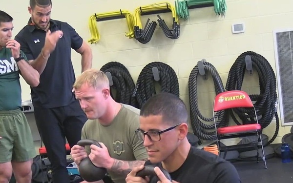 2024 Fittest Instructor Competition squat class (B-Roll)