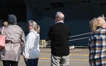 USS George Washington Departs Naval Station Norfolk