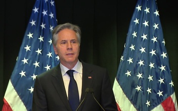 Secretary of State Antony J. Blinken holds a press availability in Beijing, People’s Republic of China