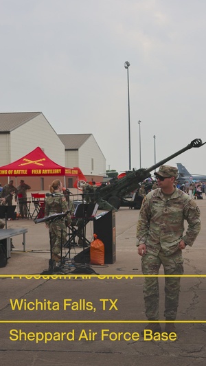 Fort Sill participates in Sheppard Air Force Base air show