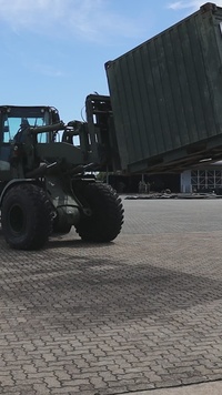 Reel: MRF-D 24.3 Marines stage equipment, tactical vehicles