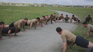 B-Roll of TACP 24-Hour Run Challenge Memorial Pushups
