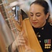 U.S. Army Band Harpist Plays for Walter Reed