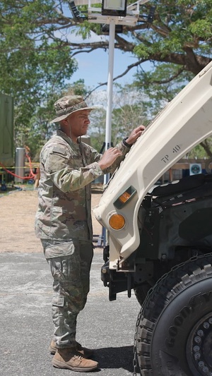 U.S. Army Mechanic Conducts PMCS