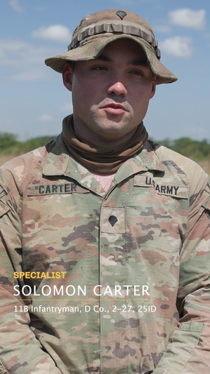 D Co., 2-27 Conducts M4 Range Lanes