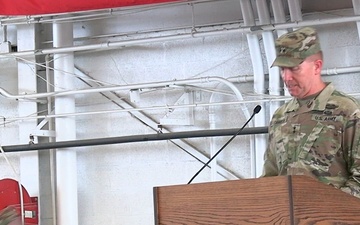 Georgia Guard TAG delivers remarks at Ga. ARNG Change of Command