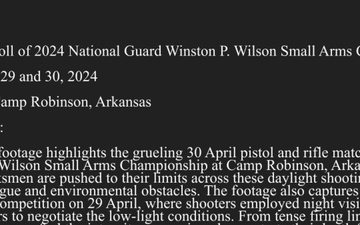 2024 National Guard Winston P. Wilson Small Arms Championship