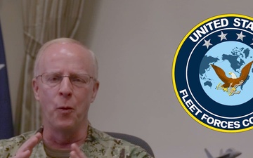 Admiral Caudle Fleet Week Miami 2024 Public Announcement (with graphics and music)