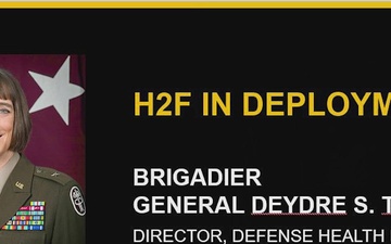 Brig. Gen. Deydre Teyhen, Director, Defense Health Network- National Capital Region, discusses how H2F can assist in a deployed setting