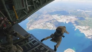 Balikatan 24: AFP and 353rd SOW Military Free Fall (POV)