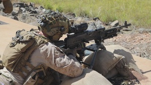 B-Roll: MRF-D 24.3 Marines with 2nd Bn., 5th Marines BZO weapon systems at Australian range