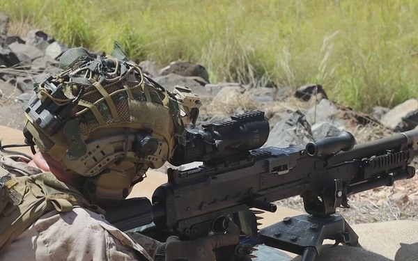 B-Roll: MRF-D 24.3 Marines with 2nd Bn., 5th Marines BZO weapon systems at Australian range