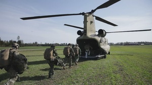 10th Special Forces Group (Airborne) execute military free fall jump at Swift Response 24