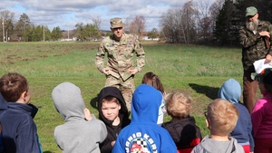 Fort McCoy Garrison commander provides comments during 2024 Fort McCoy Arbor Day ceremony