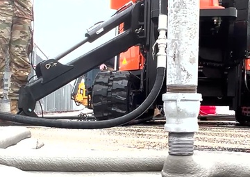 175th Civil Engineer Squadron Demos 3D Concrete Printer