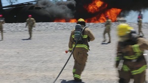 B-Roll: MWSS-172 puts out aircraft fires during Readiness Challenge X