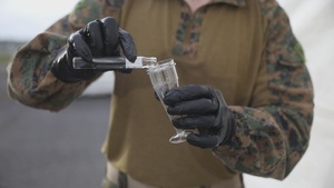 B-Roll: MRF-D 24.3: U.S. Navy entomologist collects bacteria samples in PNG
