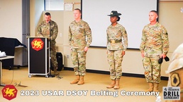2023 USAR Drill Sergeant of the Year (DSOY): Drill Sergeant Naimah Cabbagestalk Belting Ceremony