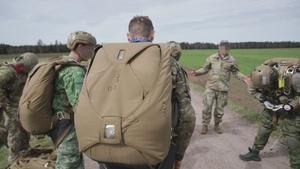 10th Special Forces Group (Airborne) execute military free fall jump at Swift Response 24