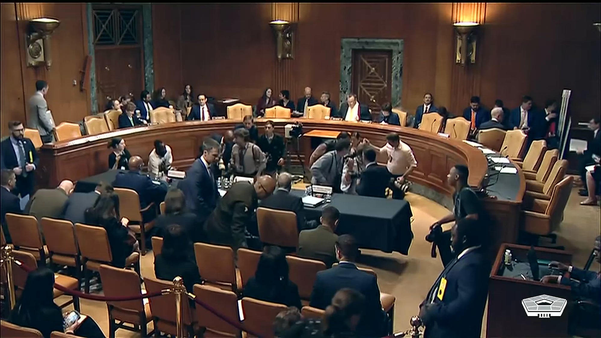 Secretary of Defense Lloyd J. Austin III and Joint Chiefs of Staff Chairman Air Force Gen. CQ Brown, Jr., testify about the Defense Department’s fiscal year 2025 budget before the Senate Appropriations Committee’s defense subcommittee.
