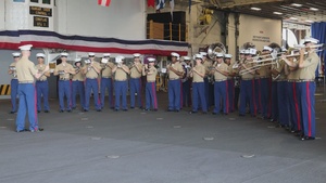 Maj. Gen. Worth Visits 2d MARDIV Marines aboard the USS Bataan