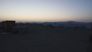 Logistics Support Area Sunrise Timelapse