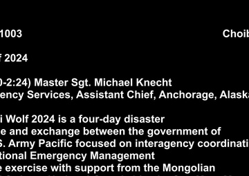 Gobi Wolf 2024 Master Sgt. Michael Knecht A-Roll