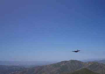 C-130 flight crews practice aerial wildland firefighting with MAFFS system