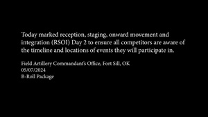 RSOI Day-2: MOS Briefings