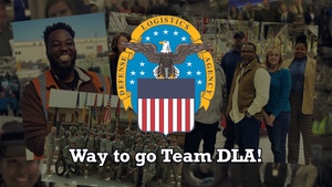 Way to Go Team DLA (emblem, open caption)