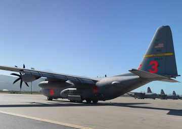 B-Roll of airfield operations supporting 2024 MAFFS spring training
