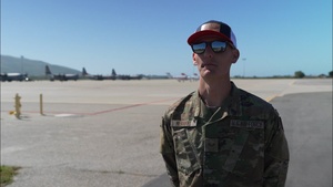 Senior Airman Jessey Merritt discusses his role as a hydraulics maintainer during MAFFS Spring training