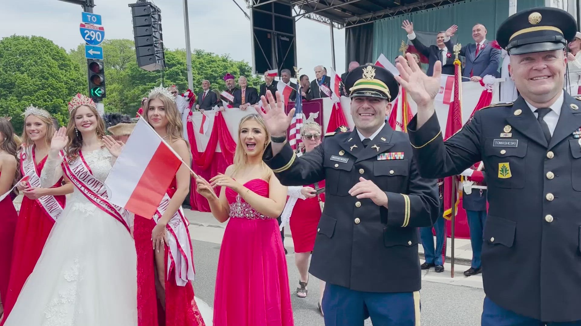 U.S. Army Reserve Soldiers from the 85th U.S. Army Reserve Support Command joined various military organizations with Chicago's Polish community to celebrate the 2024 Chicago Polish Constitution Day parade, May 4, 2024.
(U.S. Army Reserve video by Anthony L. Taylor)
