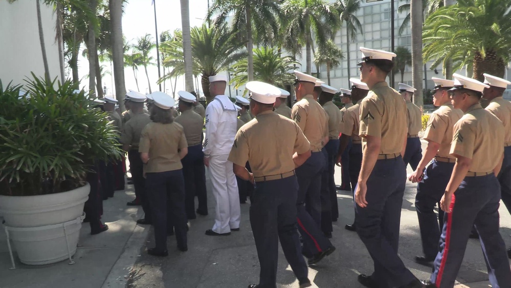DVIDS - Video - Fleet Week Miami 2024 USMC Reception B-Roll