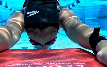 Underwater Footage of 2024 Team Navy Adaptive Sports Swimmers