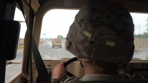 Soldiers with the 10th MTN DIV (LI) conduct movement of the division higher command