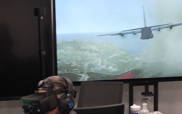 C-130H pilots simulate MAFFS aerial wildland firefighting