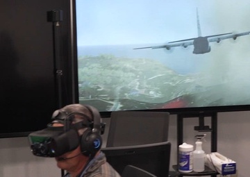 C-130H pilots simulate MAFFS aerial wildland firefighting