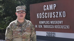Pfc. Victoria Dziubek - Happy Mother's Day from USAG Poland & V Corps