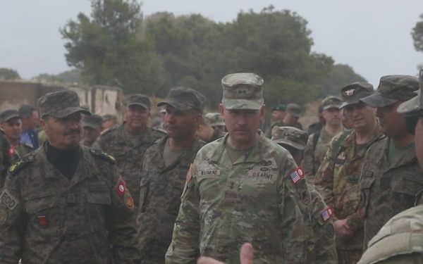 BROLL: SETAF-Africa Commanding General visits African Lion 2024 training in Bizerte, Tunisia