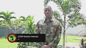Faces of Obangame: LCDR Ibrahim Saheed