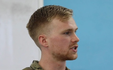 Faces of Obangame Express 2024: Interview with Royal Netherlands Marine Corps 2nd Lt. Hilbert Stam