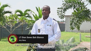 Faces of Obangame: LT Dian Sewo Bah Bianco
