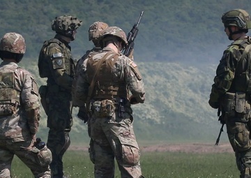 Broll: U.S. and Czech Soldiers Conduct Live Fire Training